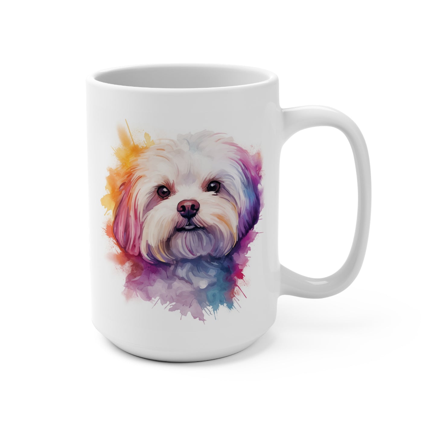 Maltese Lover Mug - Maltese Coffee Cup, Dog Owner Gift, Maltese Fan Drinkware, Cute Pet Mug, Animal Lover Gift