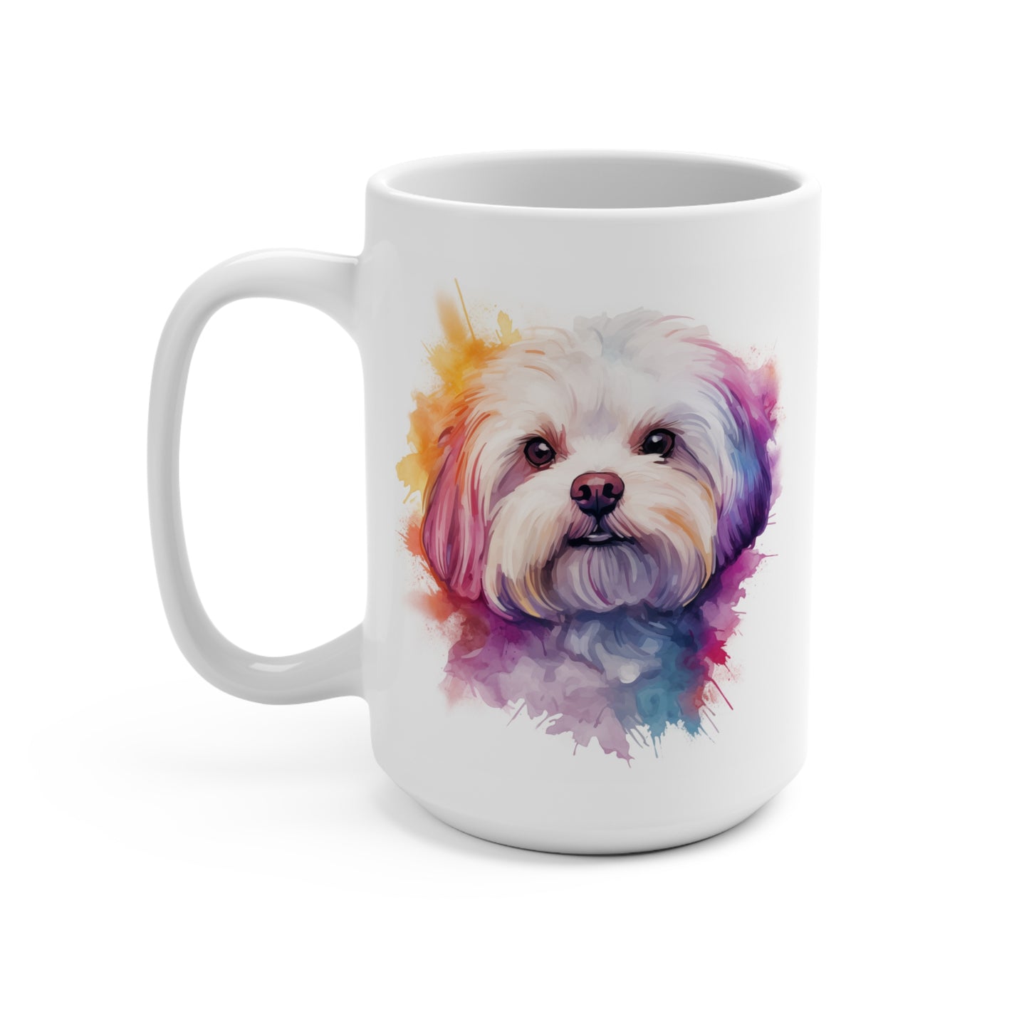 Maltese Lover Mug - Maltese Coffee Cup, Dog Owner Gift, Maltese Fan Drinkware, Cute Pet Mug, Animal Lover Gift