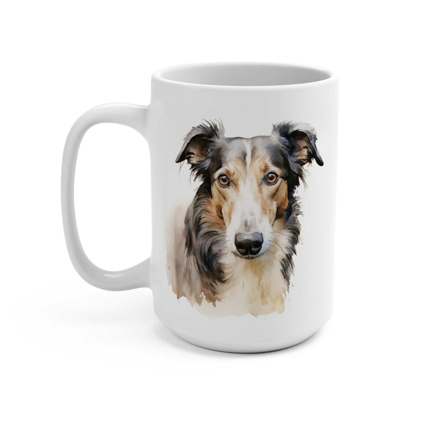 Borzoi Lover Mug - Borzoi Coffee Cup, Dog Owner Gift, Borzoi Fan Drinkware, Cute Pet Mug, Animal Lover Gift