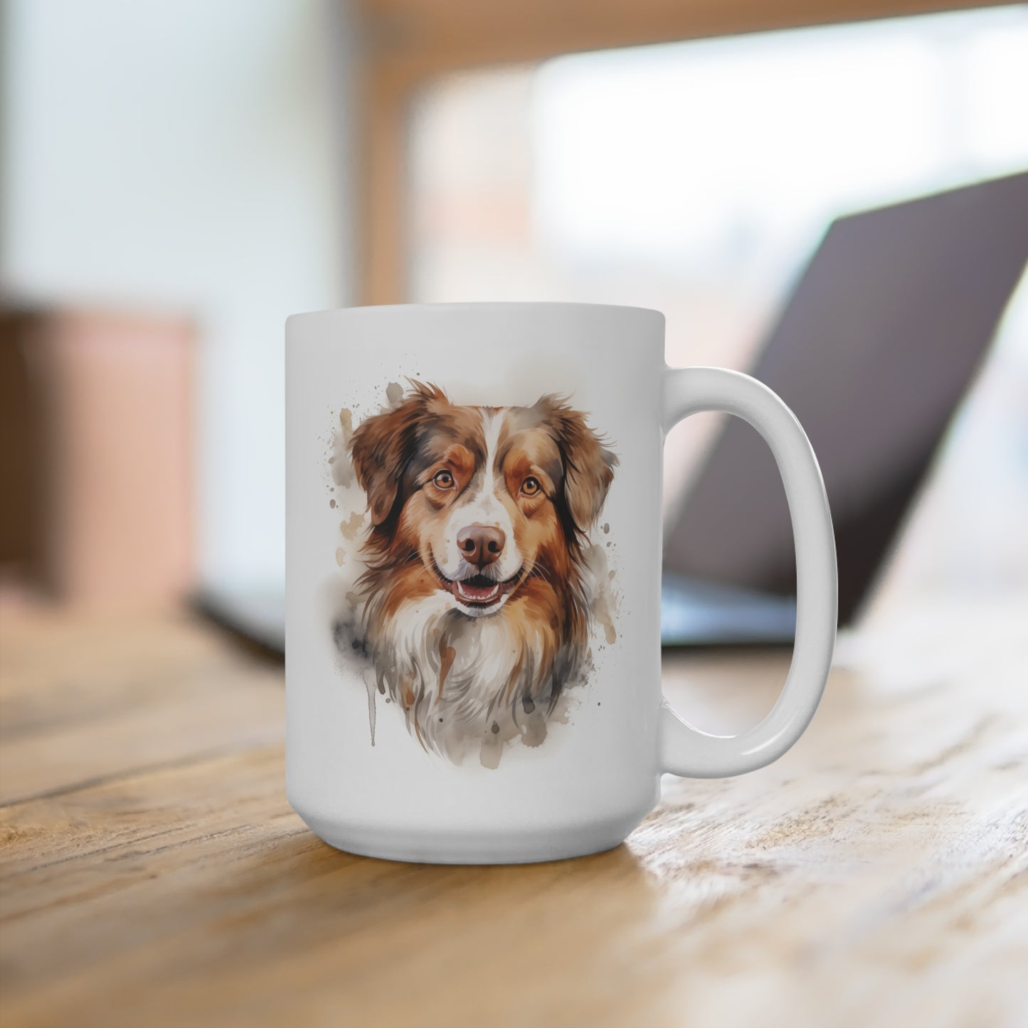 Australian Shepherd Lover Mug - Cute Dog Coffee Cup, Pet Owner Gift, Animal Lover Tea Mug, Dog Mom Present, Funny Dog Quote Cup