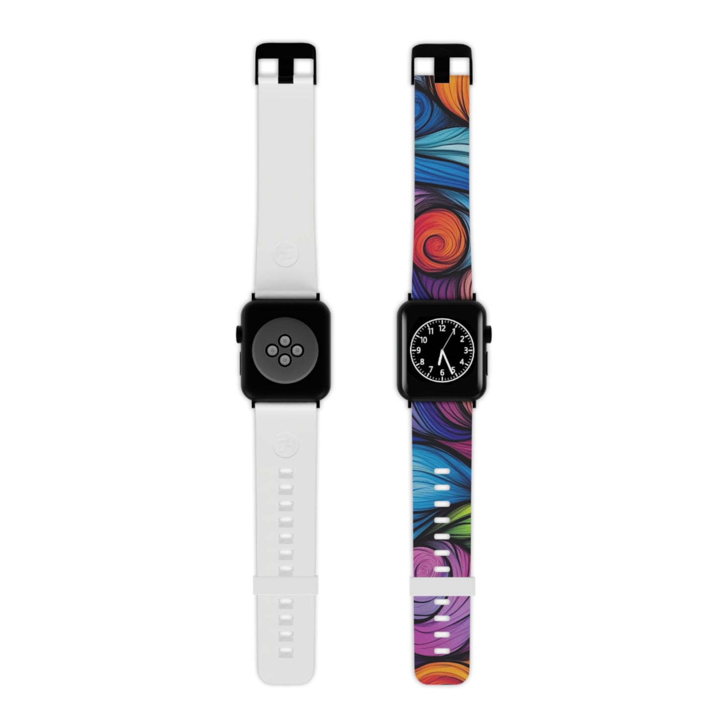 Colorful Swirls Apple Watch Band - Vibrant Watch Strap, Patterned Wristband, Stylish Accessory, Unique Band for iWatch, Fun Design Bracelet