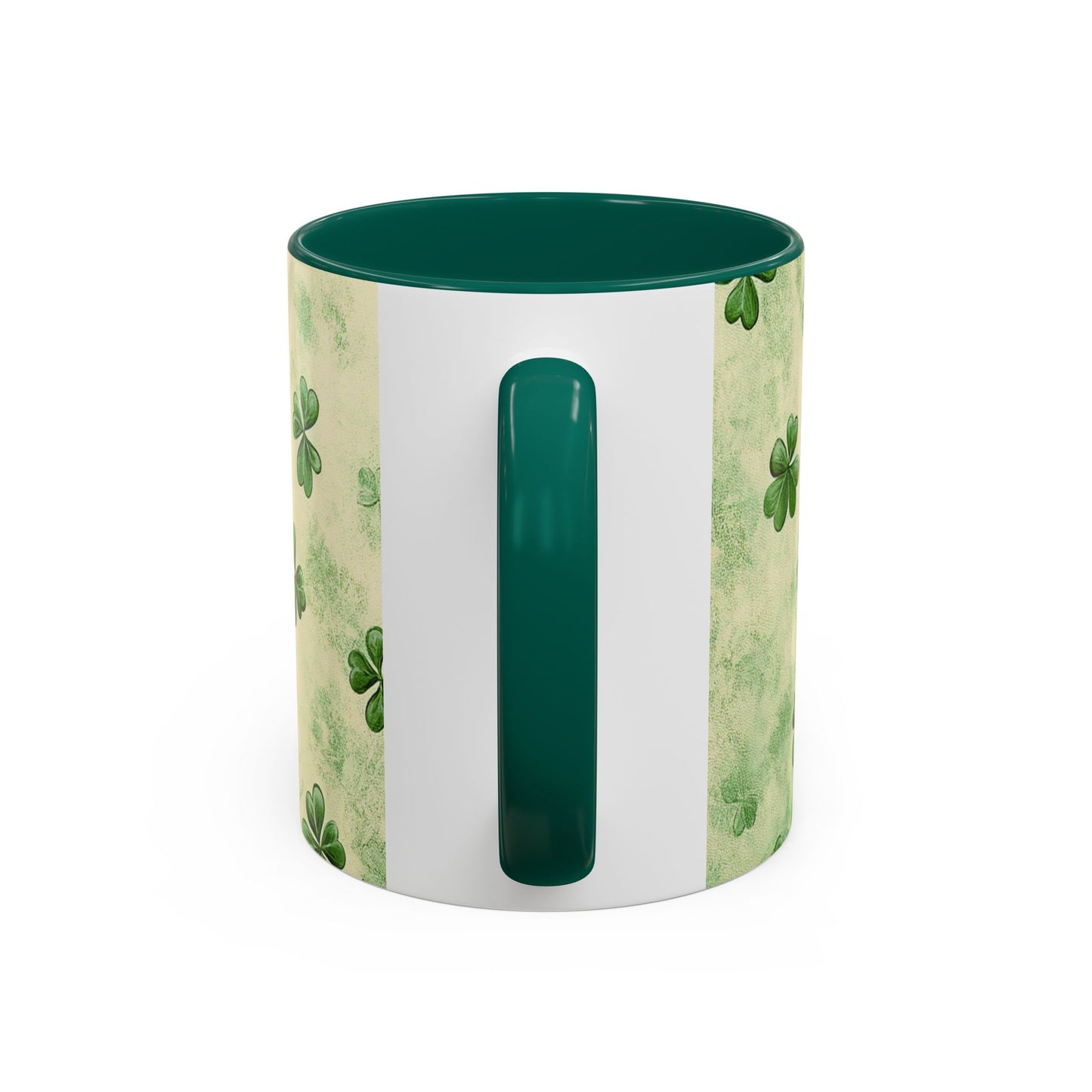 Shamrock Pattern Colorful Mugs | 11oz - 15oz Ceramic Coffee Cups for St. Patrick's Day - Everyday Use
