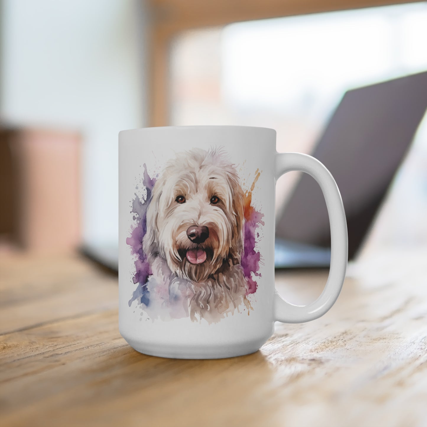 Komondor Lover Mug - Komondor Coffee Cup, Dog Owner Gift, Komondor Fan Drinkware, Cute Pet Mug, Animal Lover Gift