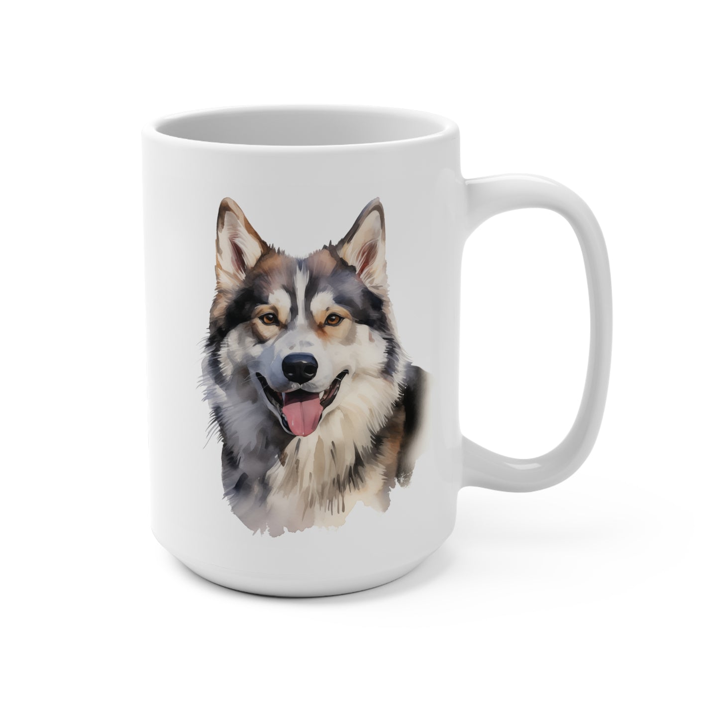 Alaskan Malamute Lover Mug, Dog Lover Coffee Cup, Cute Pet Owner Gift, Animal Print Tea Mug, Unique Canine Gift, Husky Puppy Ceramic Mug,