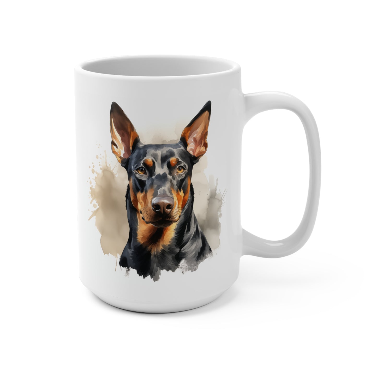 Doberman Pinscher Lover Mug - Doberman Pinscher Coffee Cup, Dog Owner Gift, Doberman Pinscher Fan Drinkware, Cute Pet Mug, Animal Lover Gift