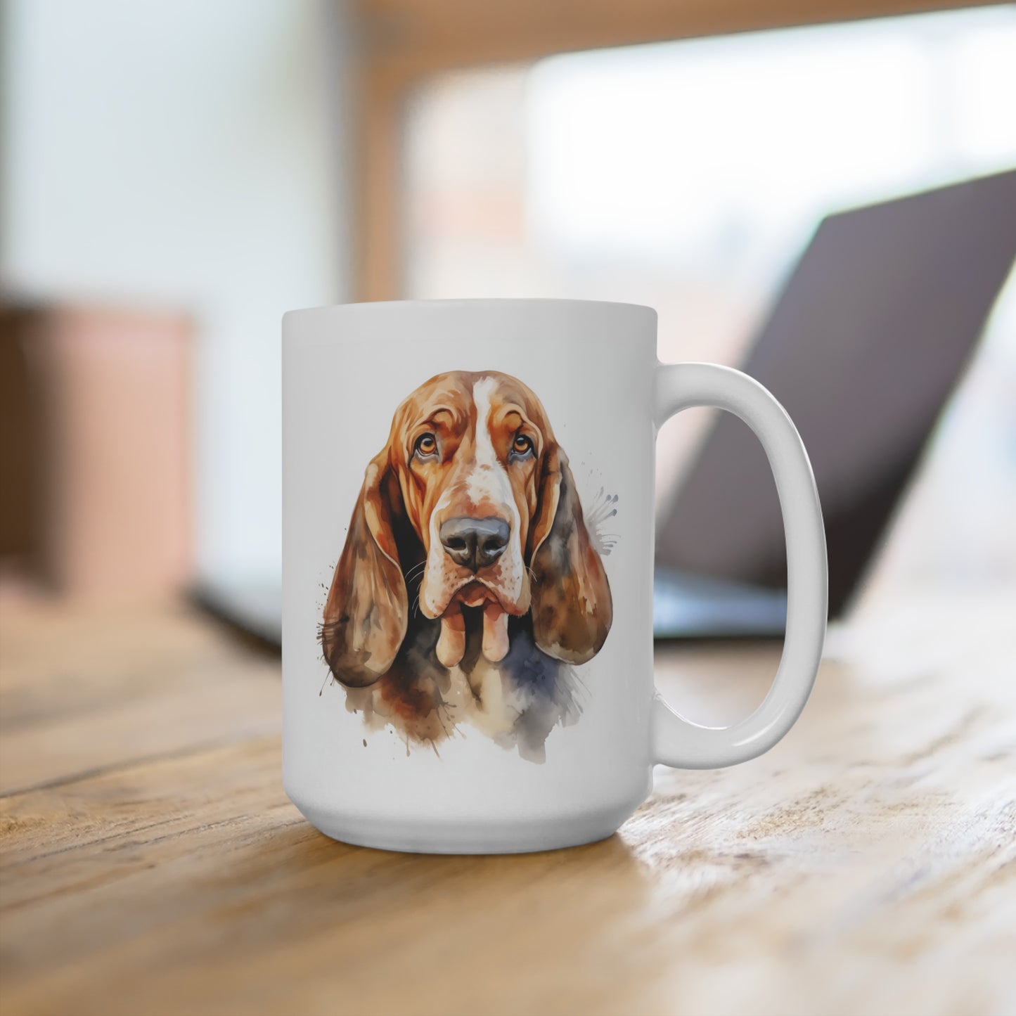 Basset Hound Lover Mug - Basset Hound Coffee Cup, Dog Owner Gift, Basset Hound Fan Drinkware, Cute Pet Mug, Animal Lover Gift