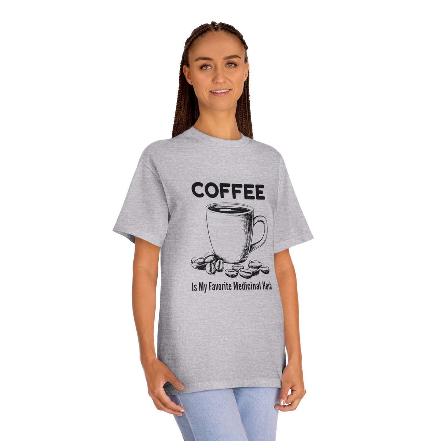 Coffee Lover Unisex Classic Tee, Funny Coffee T-Shirt, Caffeine Addict Shirt, Coffee Drinker Gift, Coffee Quote Apparel