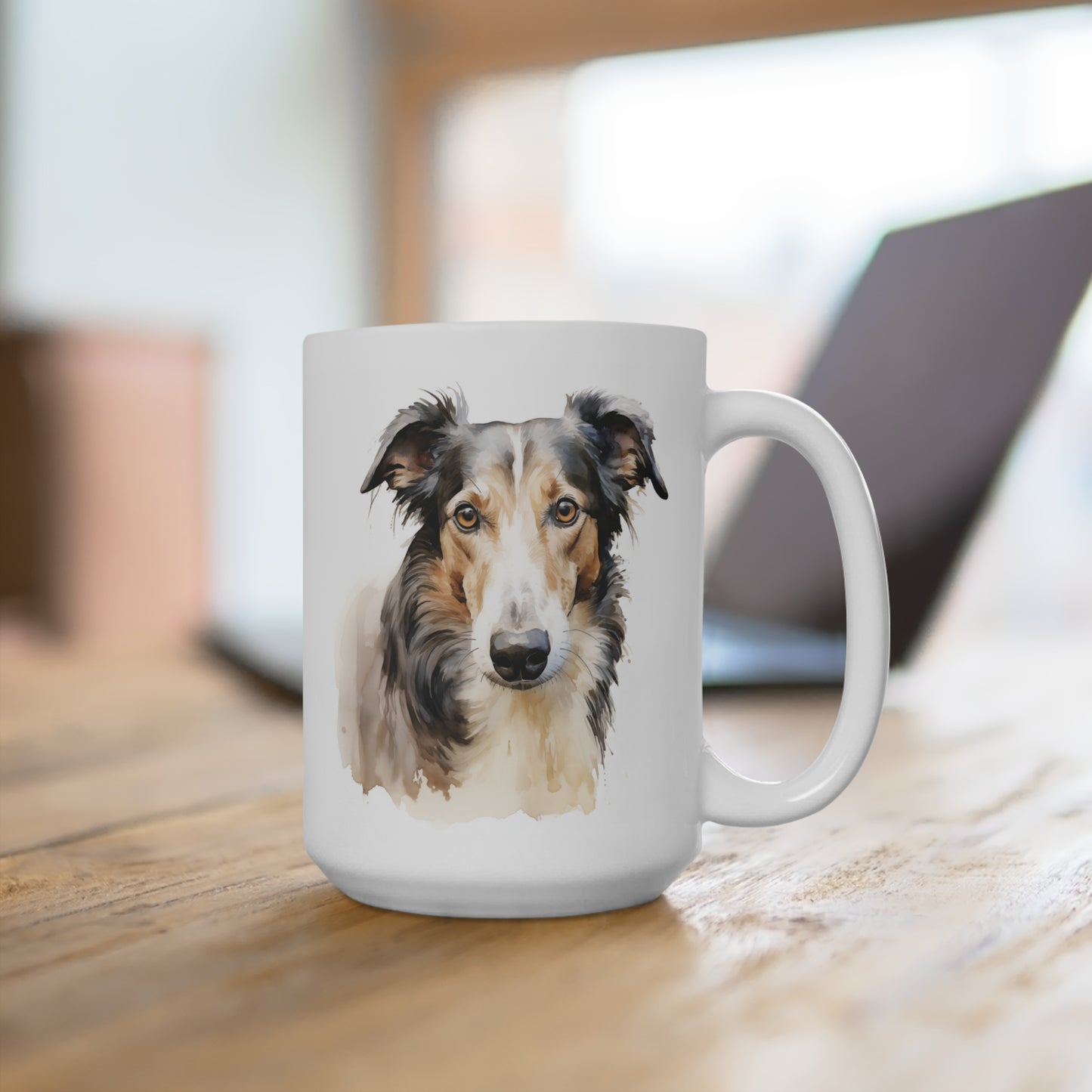 Borzoi Lover Mug - Borzoi Coffee Cup, Dog Owner Gift, Borzoi Fan Drinkware, Cute Pet Mug, Animal Lover Gift
