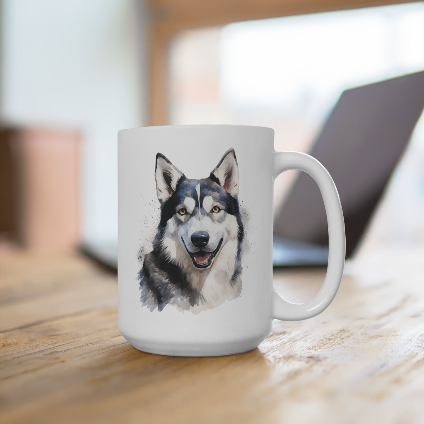 Husky Lover Mug - Husky Coffee Cup, Dog Owner Gift, Husky Fan Drinkware, Cute Pet Mug, Animal Lover Gift