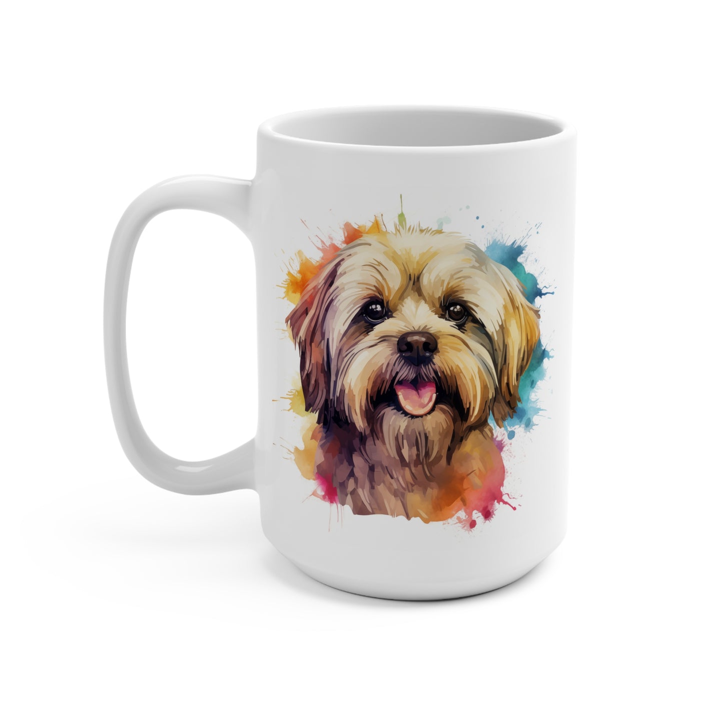 Lhasa Apso Lover Mug - Lhasa Apso Coffee Cup, Dog Owner Gift, Lhasa Apso Fan Drinkware, Cute Pet Mug, Animal Lover Gift