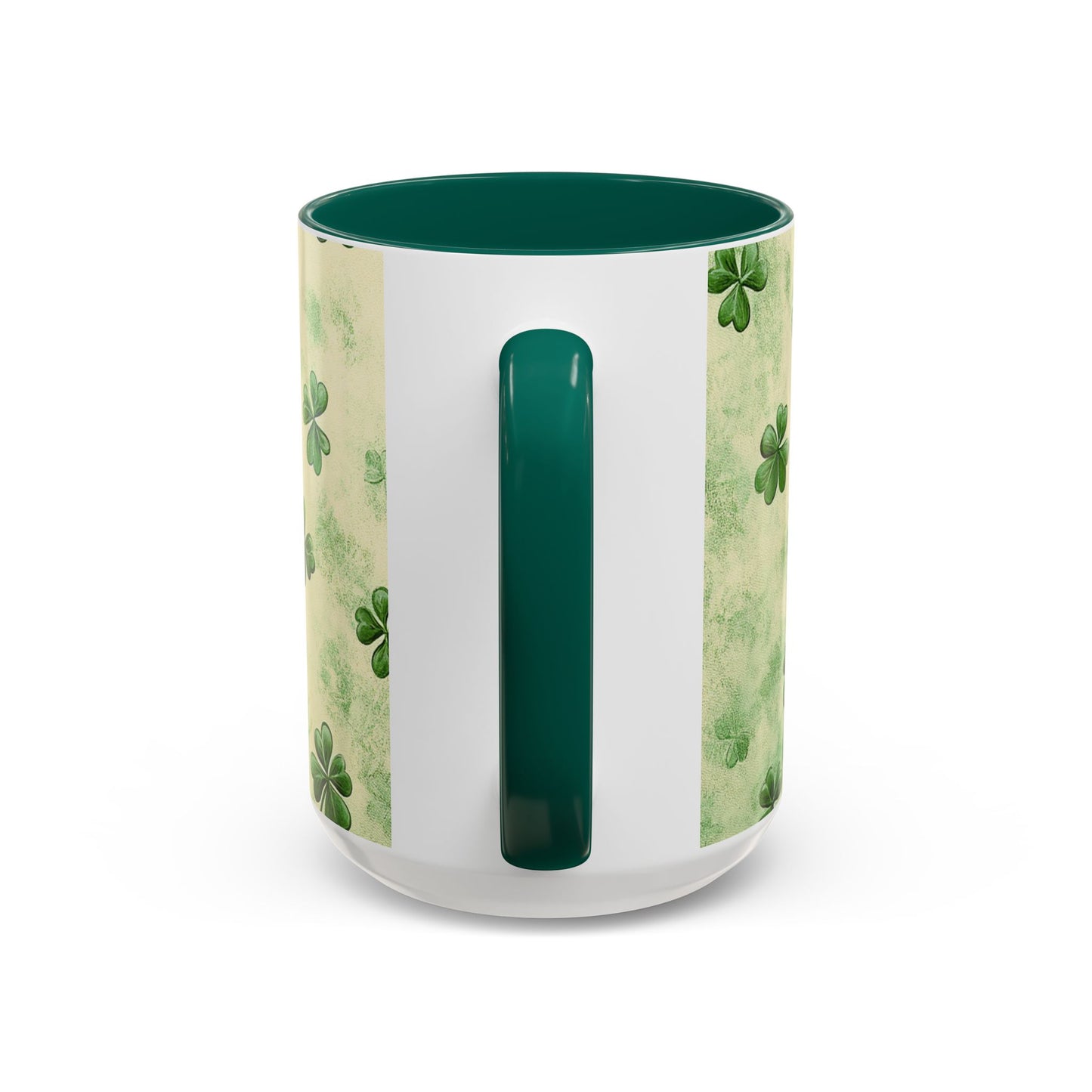 Shamrock Pattern Colorful Mugs | 11oz - 15oz Ceramic Coffee Cups for St. Patrick's Day - Everyday Use