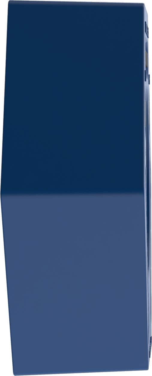 Home & Office Timer with Clock, 5,15, 30, 45, 60 Minute Preset Countdown Timer, Easy-to-Use Time Management Tool (Cyan)