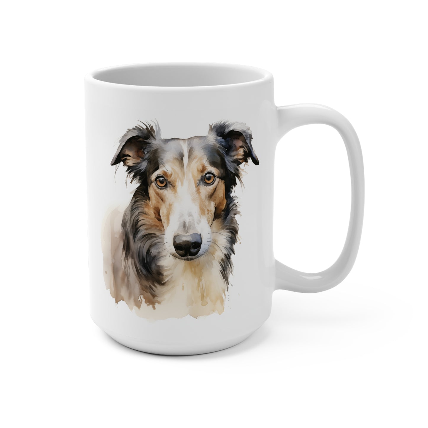Borzoi Lover Mug - Borzoi Coffee Cup, Dog Owner Gift, Borzoi Fan Drinkware, Cute Pet Mug, Animal Lover Gift