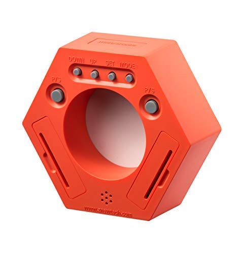 Home & Office Timer with Clock, 5,15, 30, 45, 60 Minute Preset Countdown Timer, Easy-to-Use Time Management Tool (Cyan)