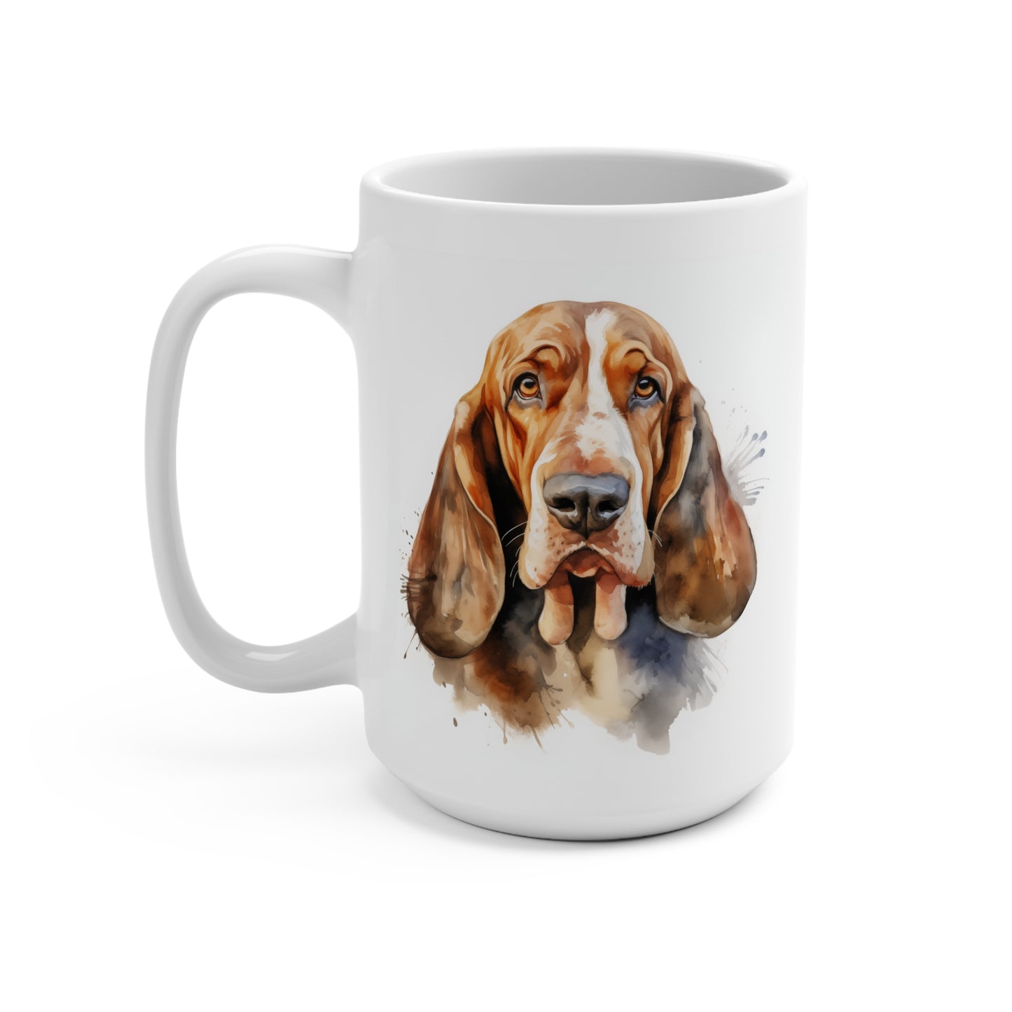 Basset Hound Lover Mug - Basset Hound Coffee Cup, Dog Owner Gift, Basset Hound Fan Drinkware, Cute Pet Mug, Animal Lover Gift