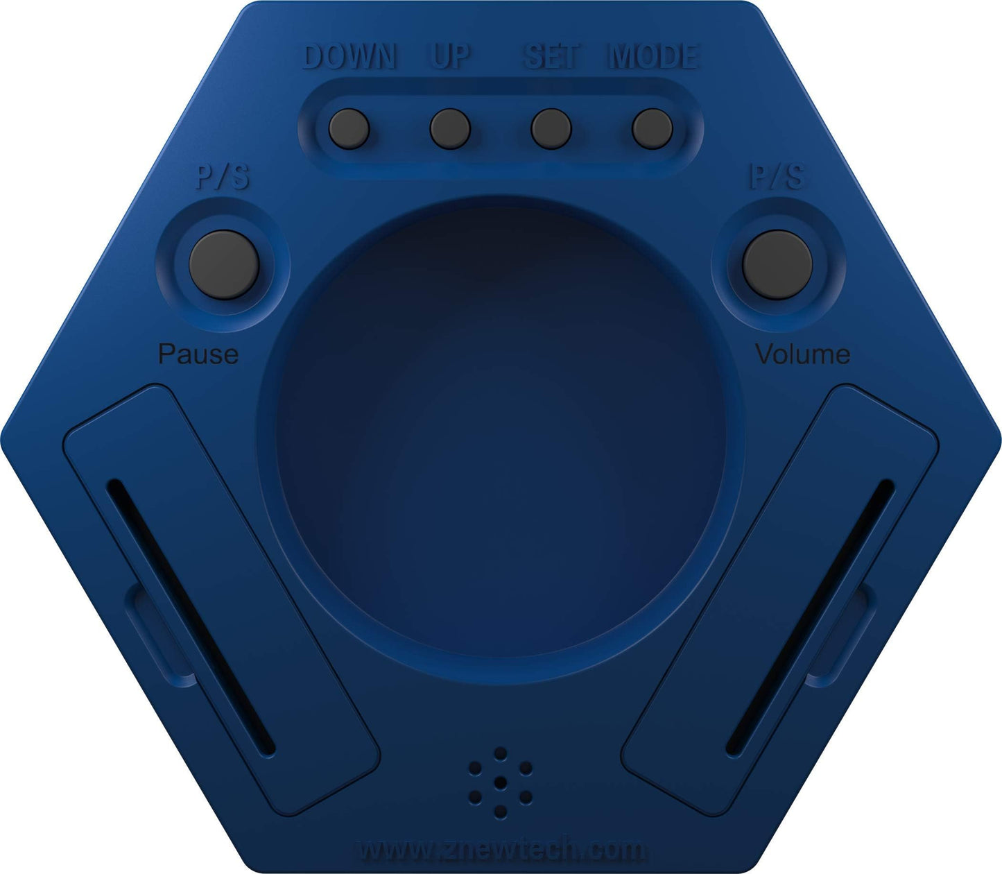 Home & Office Timer with Clock, 5,15, 30, 45, 60 Minute Preset Countdown Timer, Easy-to-Use Time Management Tool (Cyan)