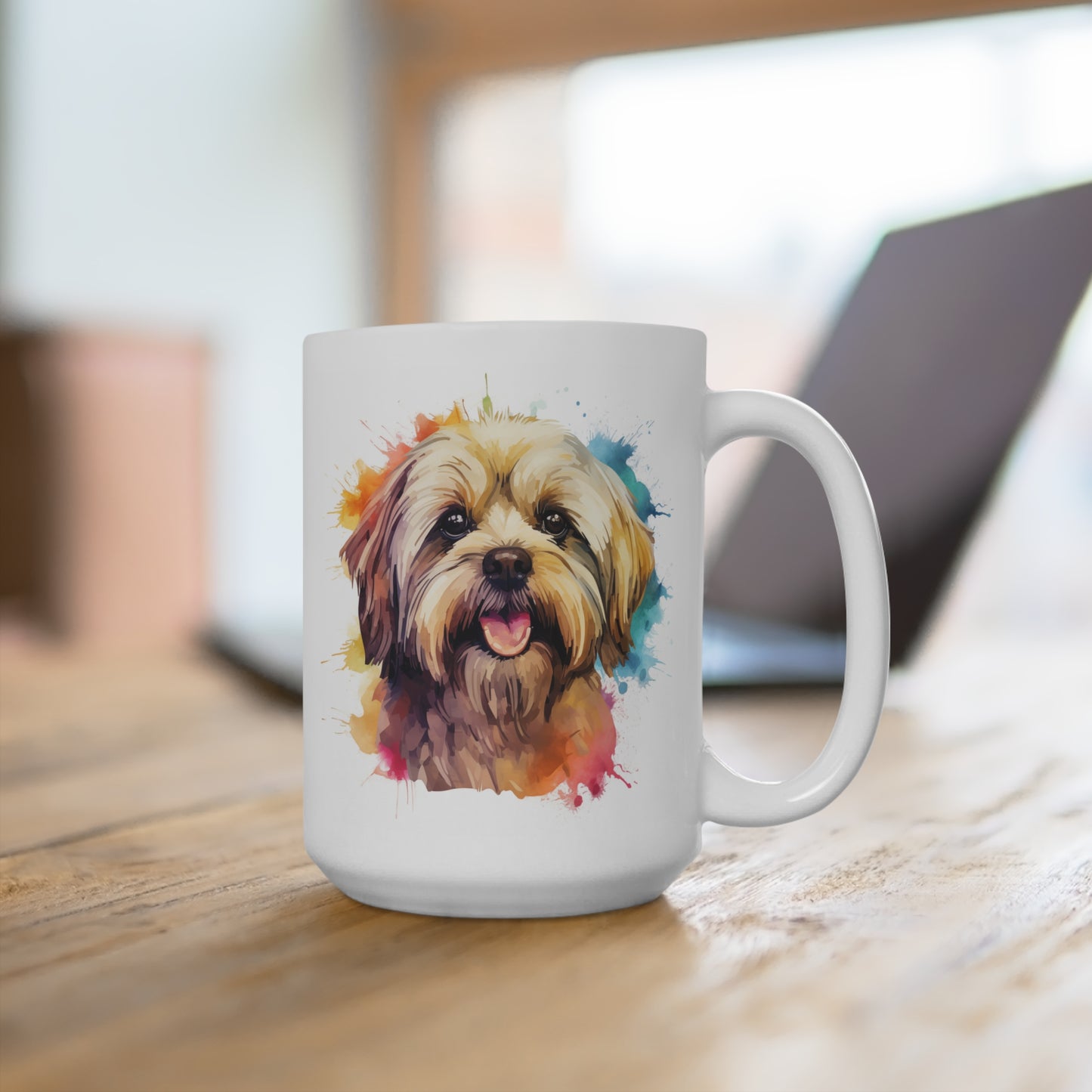 Lhasa Apso Lover Mug - Lhasa Apso Coffee Cup, Dog Owner Gift, Lhasa Apso Fan Drinkware, Cute Pet Mug, Animal Lover Gift