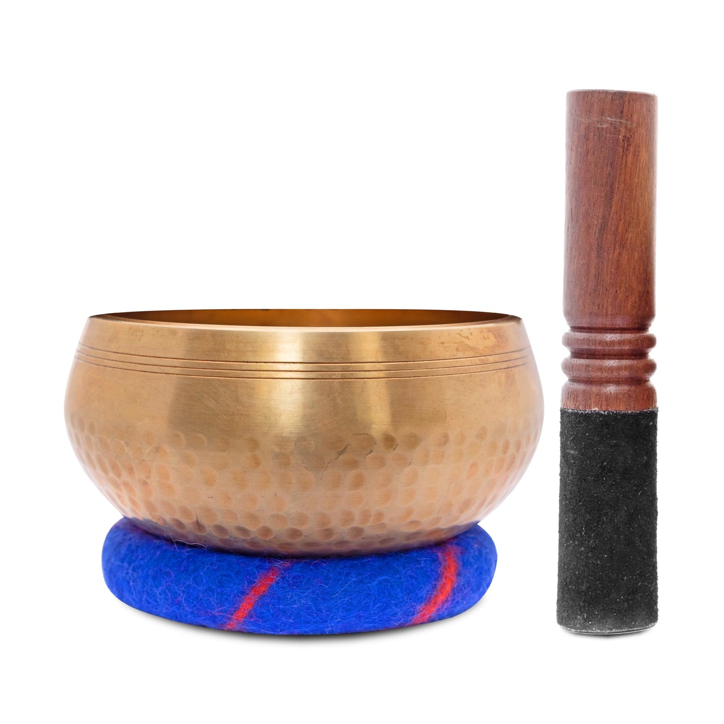 Ohm Store Tibetan Singing Bowl Set — Meditation Sound Bowl Handcrafted in Nepal for Yoga, Chakra Healing, Mindfulness, and Stress Relief — Unique Spiritual Gifts for Women and Men