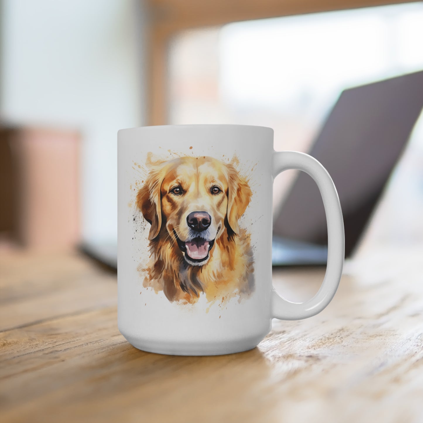Golden Retriever Lover Mug - Golden Retriever Coffee Cup, Dog Owner Gift, Golden Retriever Fan Drinkware, Cute Pet Mug, Animal Lover Gift