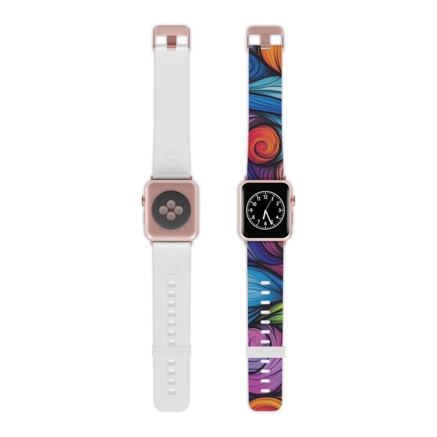 Colorful Swirls Apple Watch Band - Vibrant Watch Strap, Patterned Wristband, Stylish Accessory, Unique Band for iWatch, Fun Design Bracelet