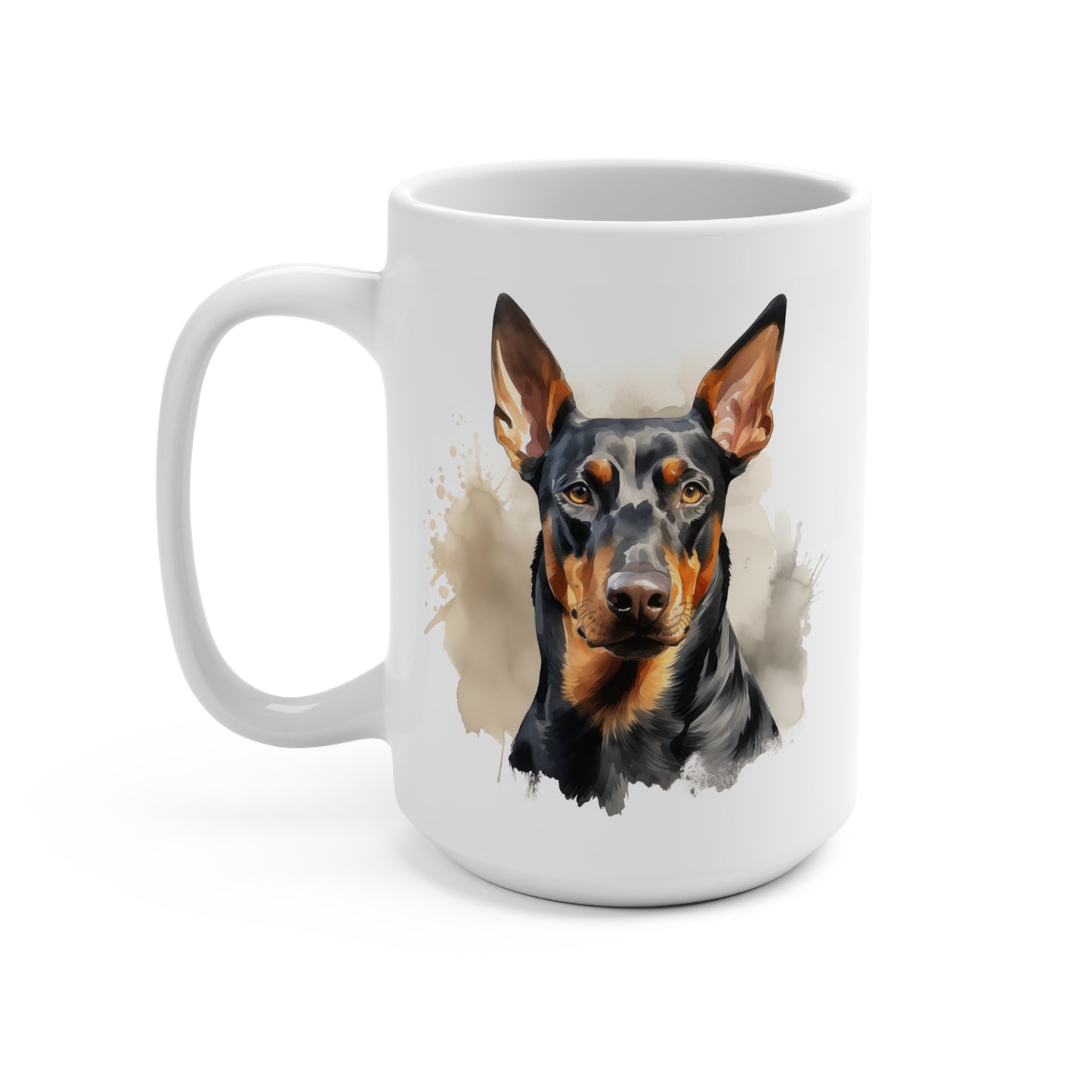 Doberman Pinscher Lover Mug - Doberman Pinscher Coffee Cup, Dog Owner Gift, Doberman Pinscher Fan Drinkware, Cute Pet Mug, Animal Lover Gift