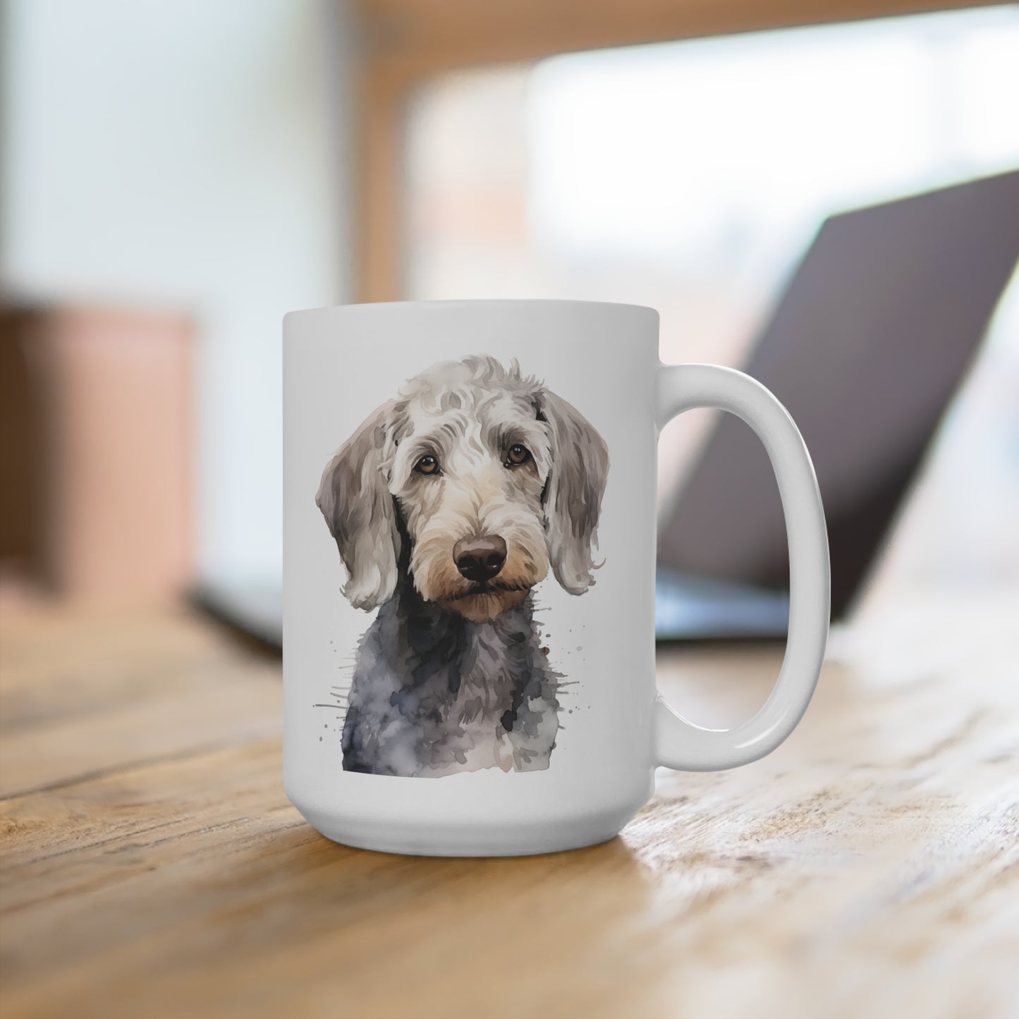 Bedlington Terrier Lover Mug - Bedlington Terrier Coffee Cup, Dog Owner Gift, Bedlington Terrier Fan Drinkware, Cute Pet Mug, Dog Lover Gift