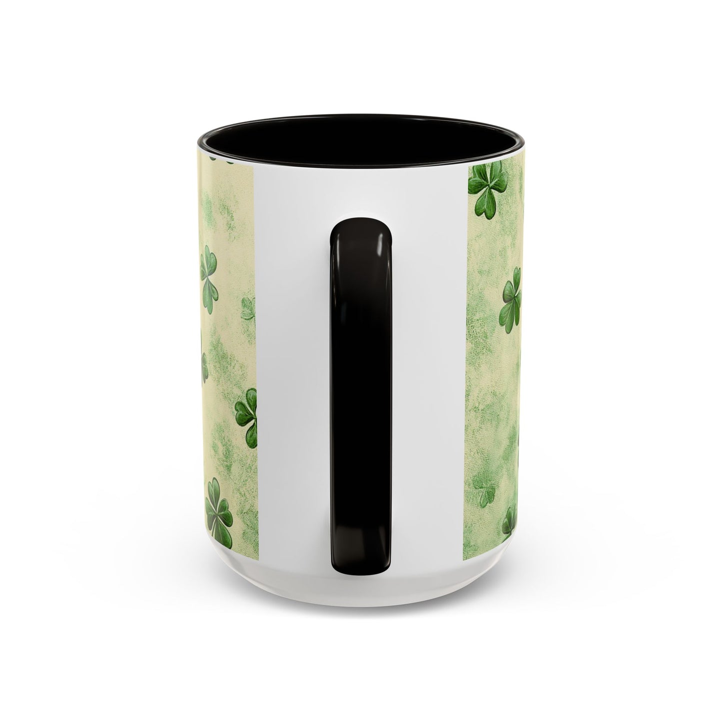 Shamrock Pattern Colorful Mugs | 11oz - 15oz Ceramic Coffee Cups for St. Patrick's Day - Everyday Use