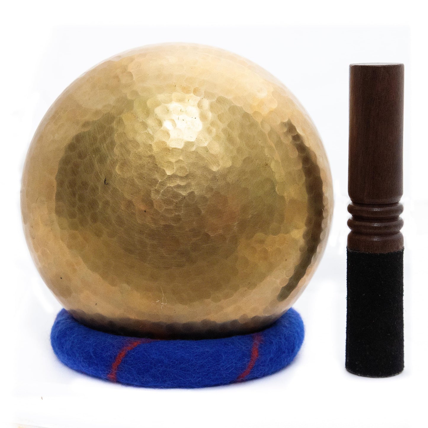 Ohm Store Tibetan Singing Bowl Set — Meditation Sound Bowl Handcrafted in Nepal for Yoga, Chakra Healing, Mindfulness, and Stress Relief — Unique Spiritual Gifts for Women and Men
