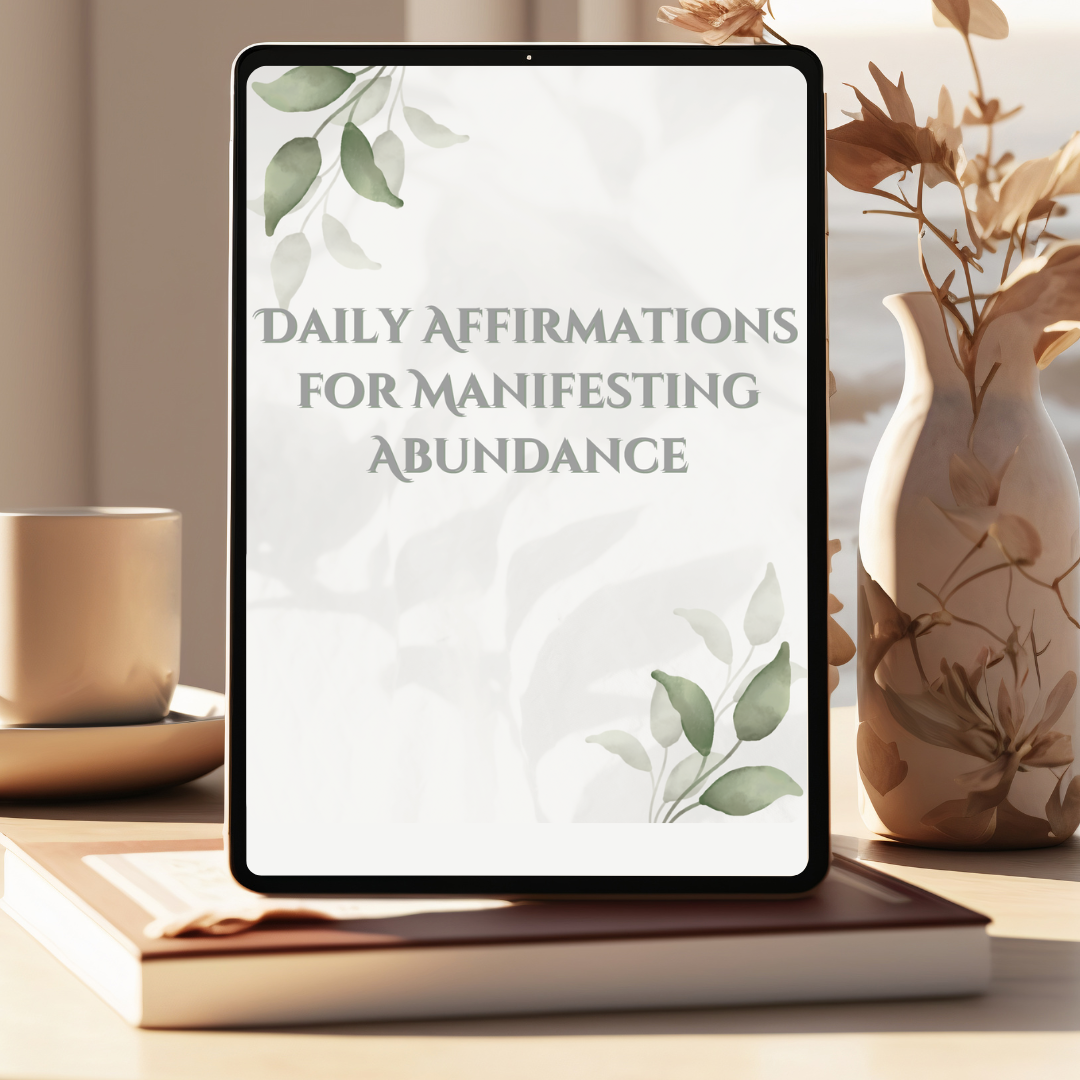 366 Sacred Abundance Affirmations | Daily Wealth Mindset Activation | Manifest Prosperity, Success & Financial Freedom (Digital Download)