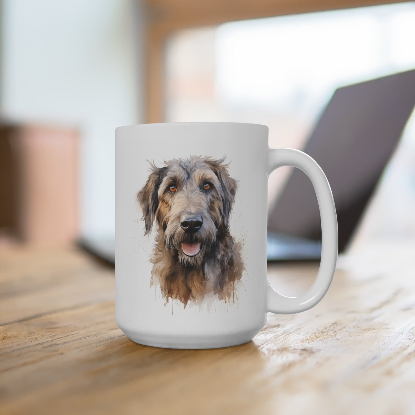 Irish Wolfhound Lover Mug - Irish Wolfhound Coffee Cup, Dog Owner Gift, Irish Wolfhound Fan Drinkware, Cute Pet Mug, Animal Lover Gift