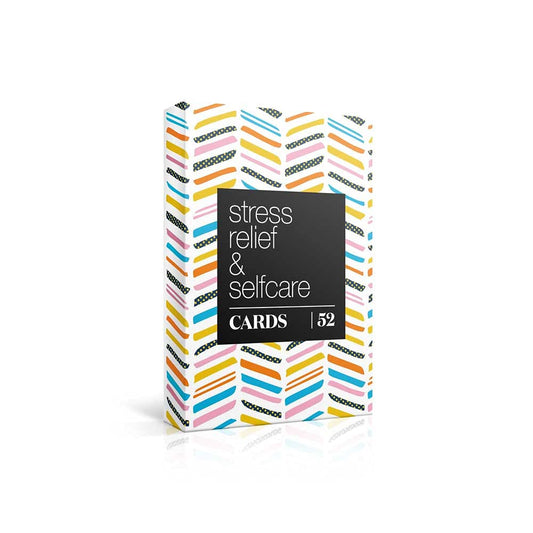 Allura & Arcia 52 Stress Less & Self Care Cards - Mindfulness & Meditation Exercises - Anxiety Relief & Relaxation