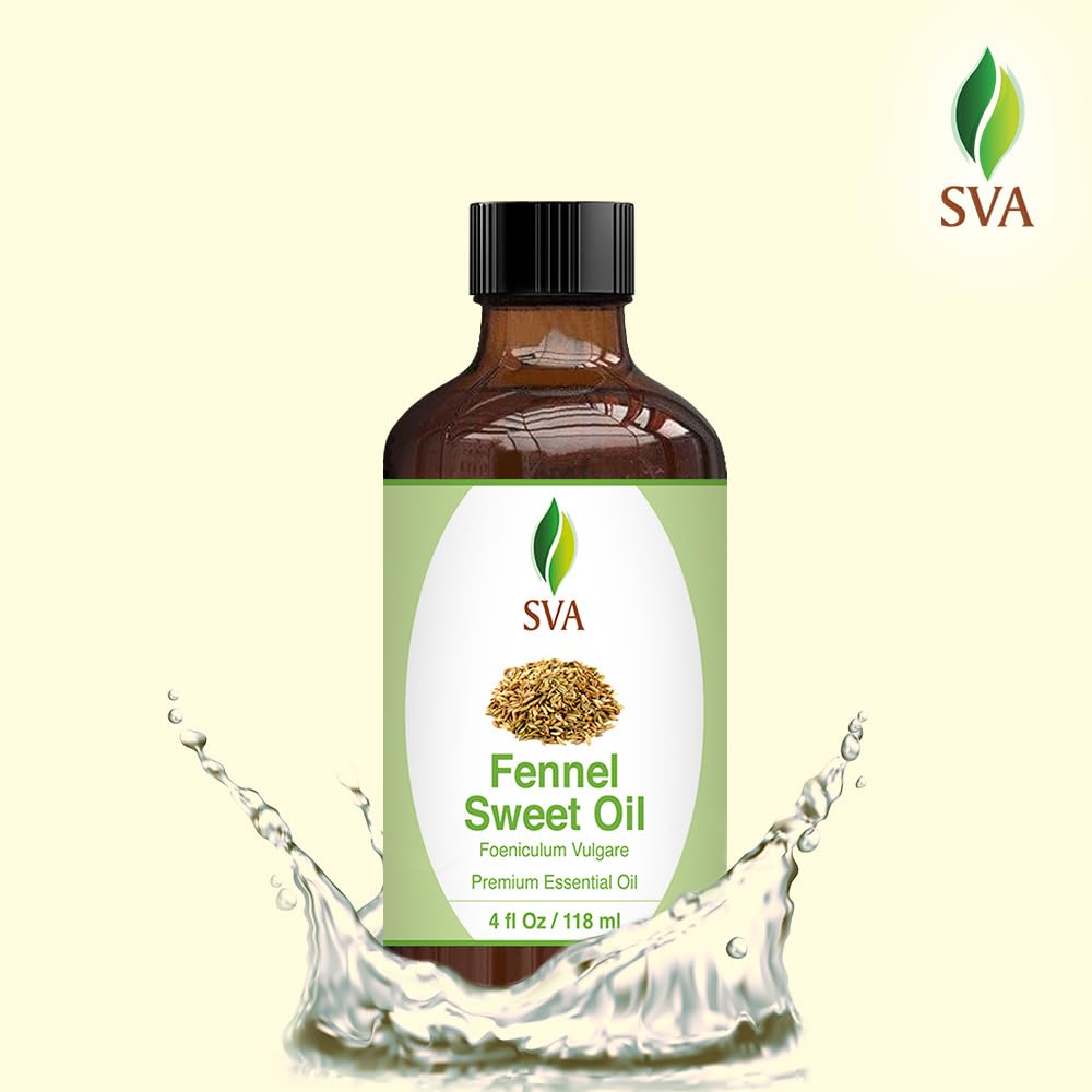 SVA Eucalyptus Essential Oil Organic – 4 Fl Oz – 100% Natural Organic Eucalyptus Oil - for Diffuser, Hair, Face, Skin Care, Aromatherapy, Scalp and Body Massage, Soap and Candle Making - with Dropper