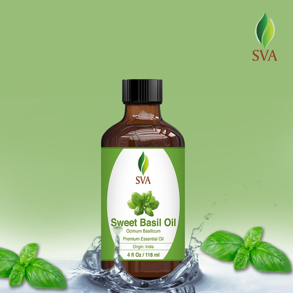 SVA Eucalyptus Essential Oil Organic – 4 Fl Oz – 100% Natural Organic Eucalyptus Oil - for Diffuser, Hair, Face, Skin Care, Aromatherapy, Scalp and Body Massage, Soap and Candle Making - with Dropper