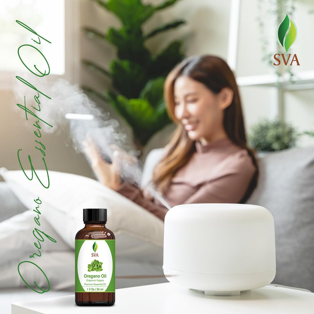 SVA Eucalyptus Essential Oil Organic – 4 Fl Oz – 100% Natural Organic Eucalyptus Oil - for Diffuser, Hair, Face, Skin Care, Aromatherapy, Scalp and Body Massage, Soap and Candle Making - with Dropper