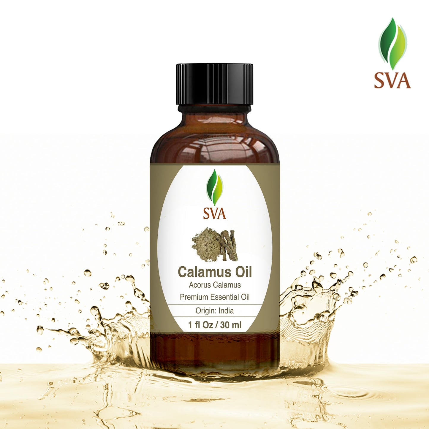 SVA Eucalyptus Essential Oil Organic – 4 Fl Oz – 100% Natural Organic Eucalyptus Oil - for Diffuser, Hair, Face, Skin Care, Aromatherapy, Scalp and Body Massage, Soap and Candle Making - with Dropper