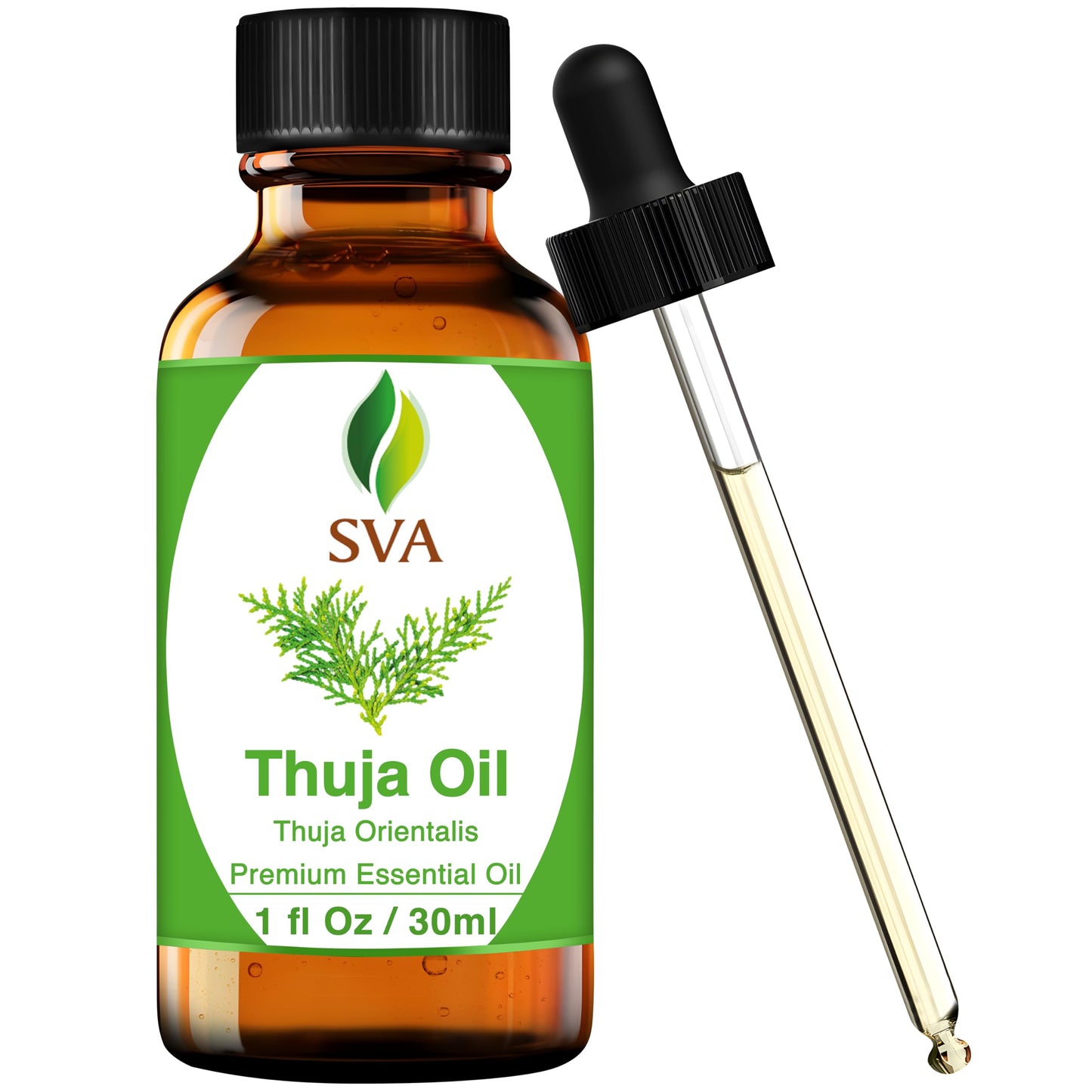 SVA Eucalyptus Essential Oil Organic – 4 Fl Oz – 100% Natural Organic Eucalyptus Oil - for Diffuser, Hair, Face, Skin Care, Aromatherapy, Scalp and Body Massage, Soap and Candle Making - with Dropper