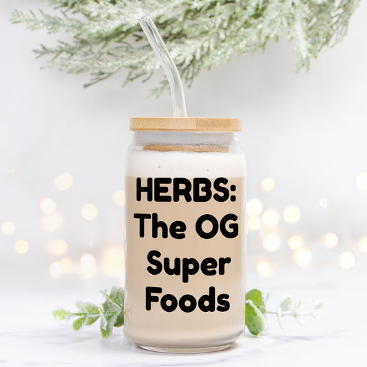 HERBS: The OG Super Foods - Glass Can 16oz