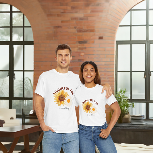 Thankful for Friendship Unisex Heavy Cotton Tee