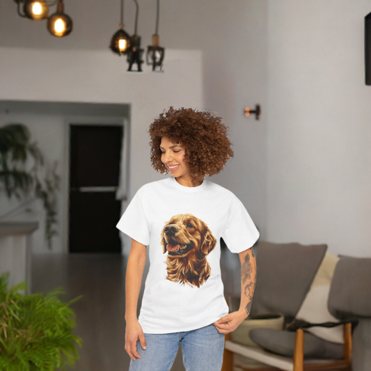 Golden Retriever Unisex Heavy Cotton Tee