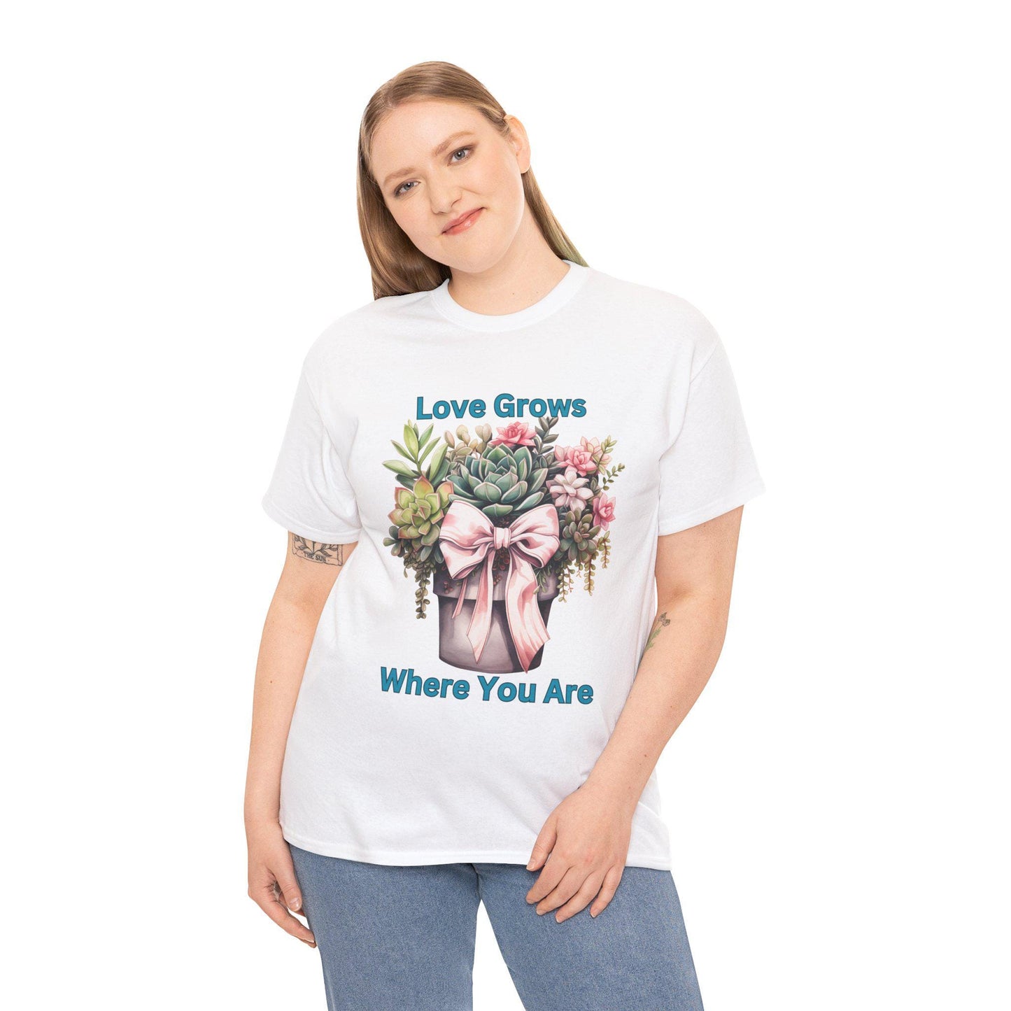 Love Grows - Unisex Heavy Cotton Tee