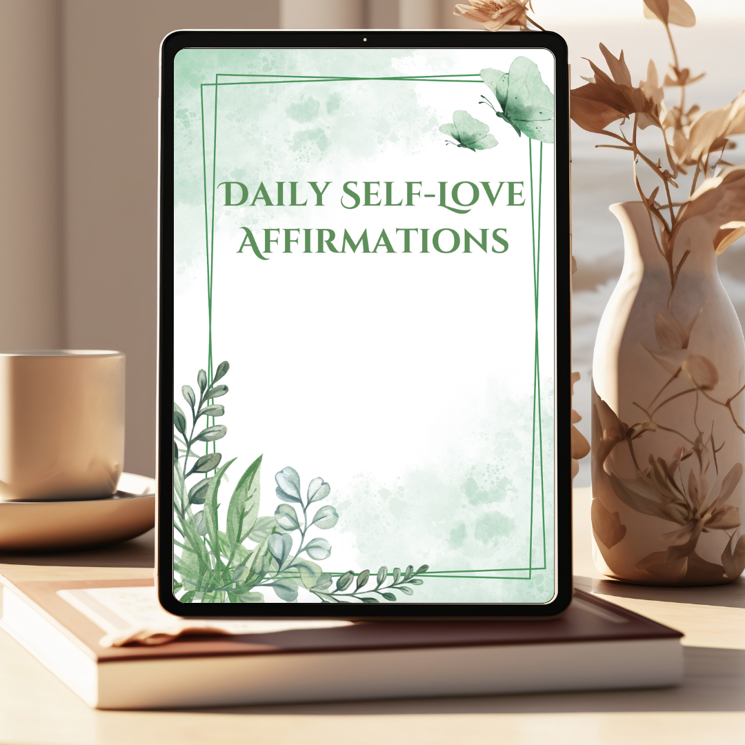 366 Daily Self-Love Affirmations | Digital Download | Year of Positive Declarations | Self-Care Journal | Daily Positive Mindset | Personal Growth | Monthly Organized